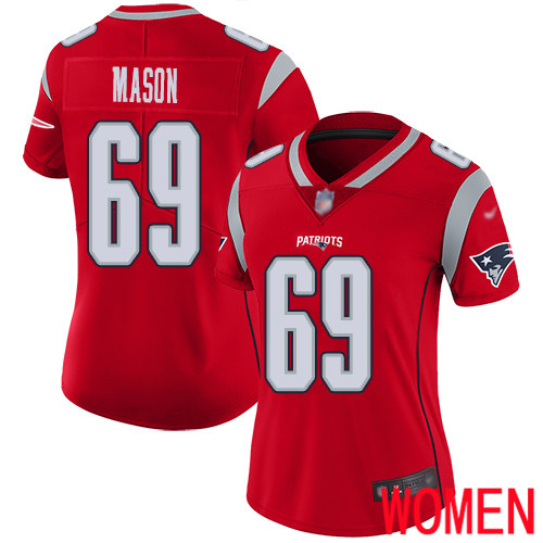 New England Patriots Football #69 Inverted Legend Limited Red Women Shaq Mason NFL Jersey->youth nfl jersey->Youth Jersey